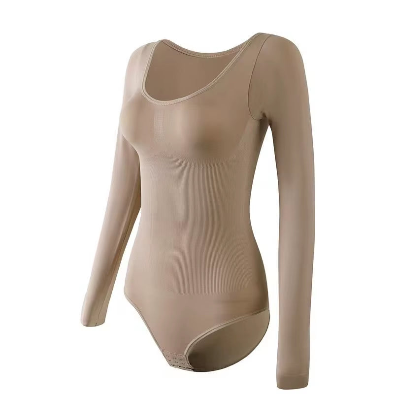 Body Shapewear Bodysuit Tummy Control Women Hooks Crotch Body Shaper Jumpsuit for Abdomen Control