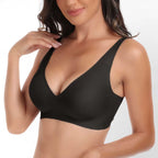 Sexy Push up Padded Seamless Bras for Women Soft Support Invisible Wireless Bra Bralette Smooth Women Deep V Bras Sexy Lingerie
