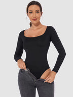 Fall and Winter Shapewear Jumpsuit, Women'S Tight Corset, Long Sleeved Undershirt, Slim Fitting Jumpsuit