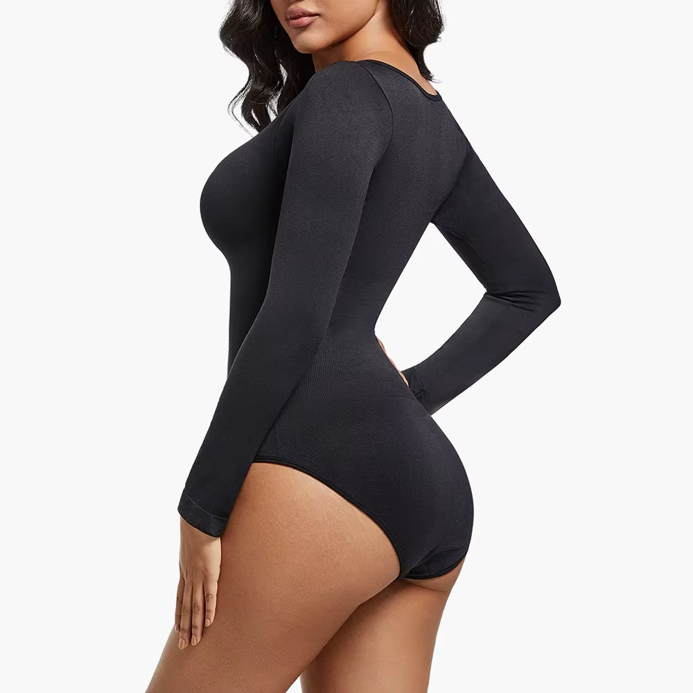 Body Shapewear Bodysuit Tummy Control Women Hooks Crotch Body Shaper Jumpsuit for Abdomen Control