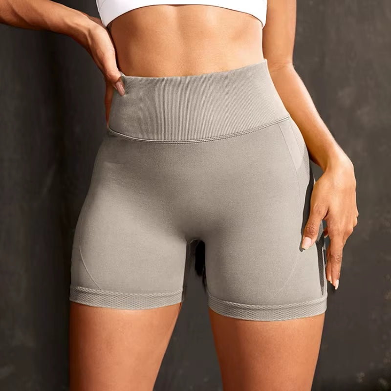 Seamless Yoga Shorts Peach Hip Tights Push up High Waist Fitness Leggings Gym Fitness Workout Shorts for Women