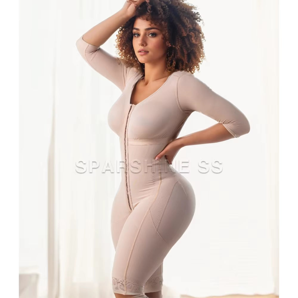 Colombian BBL Girdles Full Body Shaper Stage 2 Post Surgery Shapewear Binders Corset Woman Breathable Bodysuit Liposuction Faja