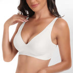 Sexy Push up Padded Seamless Bras for Women Soft Support Invisible Wireless Bra Bralette Smooth Women Deep V Bras Sexy Lingerie