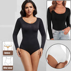 Body Shapewear Bodysuit Tummy Control Women Hooks Crotch Body Shaper Jumpsuit for Abdomen Control